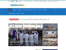 Tablet Screenshot of odebateon.com.br